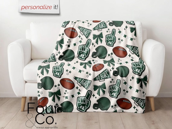 Football Team Blanket, Football Player Blanket, Football Mom - Image 5