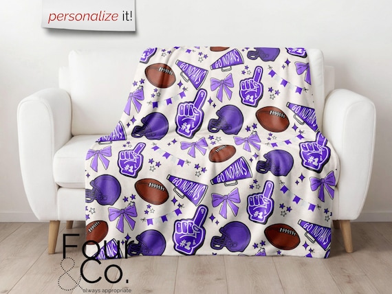 Football Team Blanket, Football Player Blanket, Football Mom - Image 3