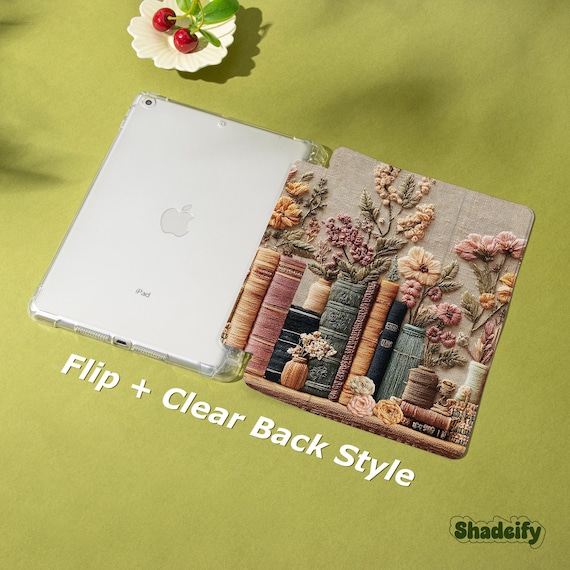 Embroidery Printing iPad Case With Pen Slot, iPad 2025 11/10th Case, iPad Air 7/6/5/4 Case, iPad Pro 11"12.9"13" Case, iPad Mini 6/7 Case - Image 7