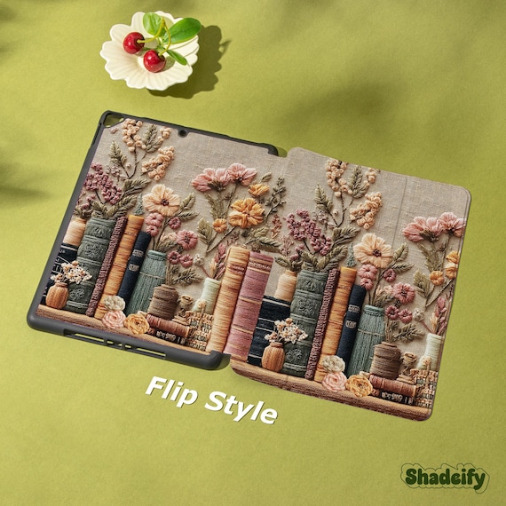 Embroidery Printing iPad Case With Pen Slot, iPad 2025 11/10th Case, iPad Air 7/6/5/4 Case, iPad Pro 11"12.9"13" Case, iPad Mini 6/7 Case - Image 6