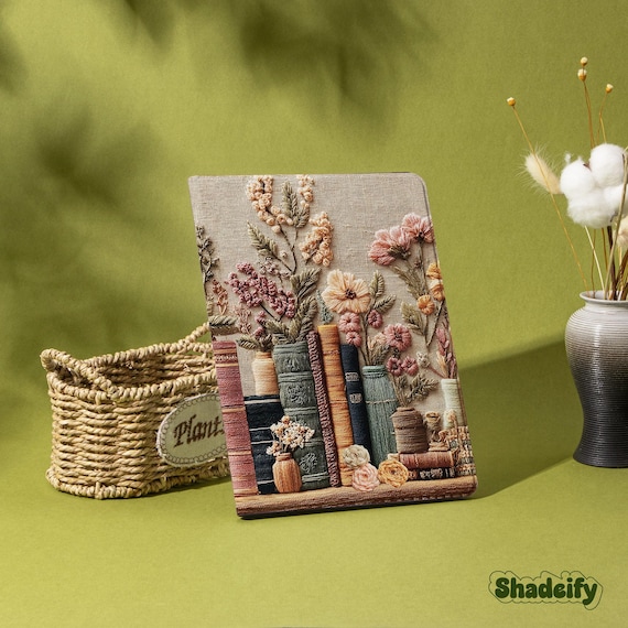 Embroidery Printing iPad Case With Pen Slot, iPad 2025 11/10th Case, iPad Air 7/6/5/4 Case, iPad Pro 11"12.9"13" Case, iPad Mini 6/7 Case - Image 3