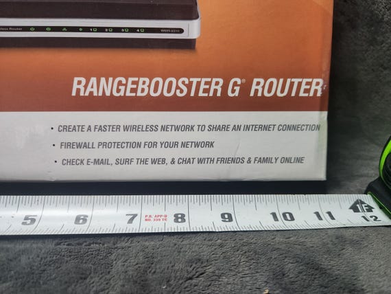 NOS Vintage D-link Range Extender G WBR-2310 108 Mbps 4-Port 10/100 Wireless G Router - Image 3