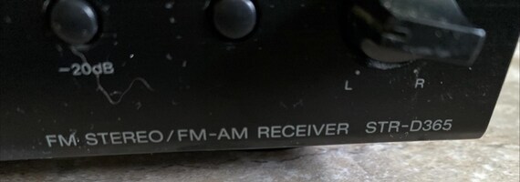 Sony STR-D365 AV Receiver Audio/Video Control Center - Tested Works No Remote - Image 5