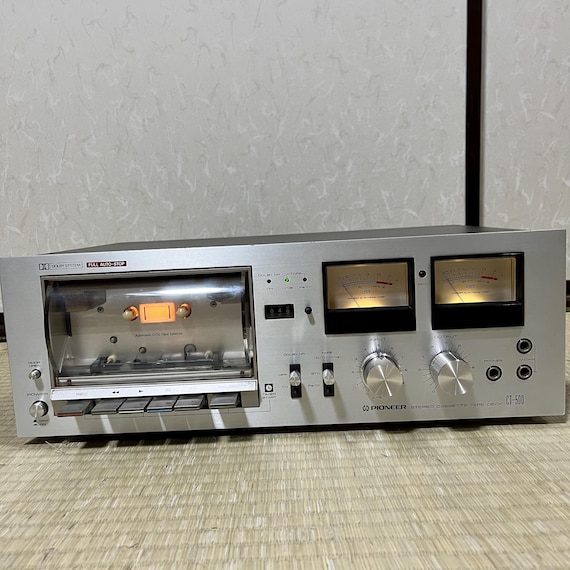 Pioneer CT-500 Stereo Cassette Deck – Vintage Tested Restored Working Condition - Image 2
