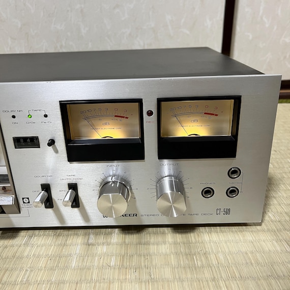 Pioneer CT-500 Stereo Cassette Deck – Vintage Tested Restored Working Condition - Image 4