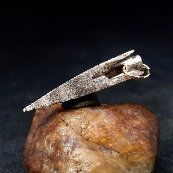 Ancient bronze Scythian Arrowhead, Original Celtic warrior cold steel, Authentic artifact of Iron Age, Antique ethnic talisman, Pagan amulet - Image 4