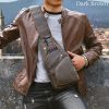Personalized Leather Chest Bag: Travel Sling, Crossbody Shoulder Bag Personalized Leather Chest Bag: Travel Sling, Crossbody Shoulder Bag