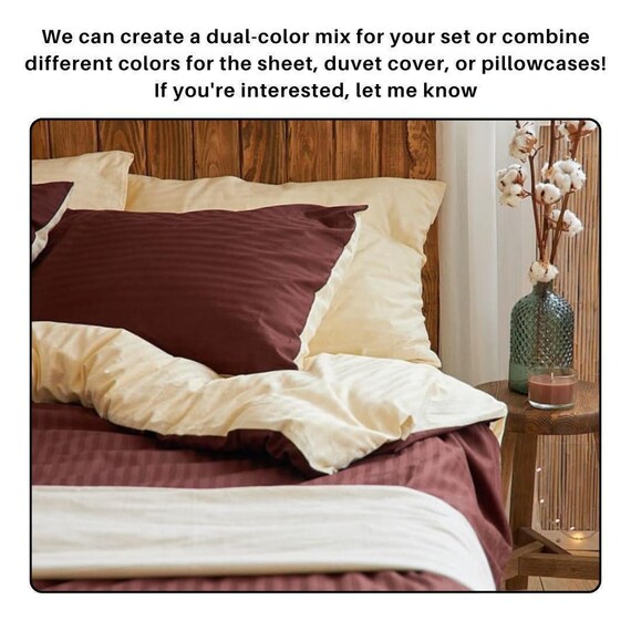 Couple gift - Custom wedding gift, Newlywed gifts personalized, Bedding set initials, New home queen or kind sheet, Wedding night bed sheets - Image 10