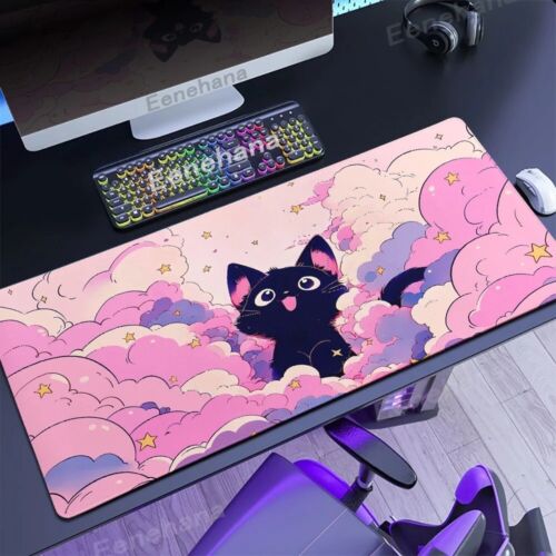 Large Extended Gaming Mouse Pad Mat Stitched Edges Non-Slip Waterproof Mousepad - Image 13