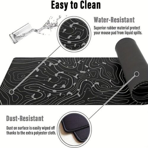 Extended Gaming Mouse Pad Large Size 31.5'' x 11.8'' Computer Keyboard Mat - Image 26