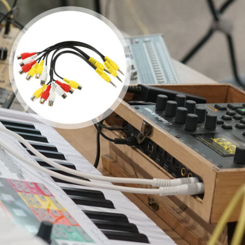 4pcs Headphone Splitter Adapter Mobile Phone Audio Cable Converter Cable - Image 5