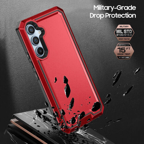 For Samsung Galaxy A16 A14 A15 A54 5G Phone Case PC+TPU Cover +Tempered Glass - Image 21