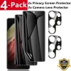 Privacy Hydrogel Screen Protector Camera Protector for Samsung S25 Ultra Plus 24 Privacy Hydrogel Screen Protector Camera Protector for Samsung S25 Ultra Plus 24