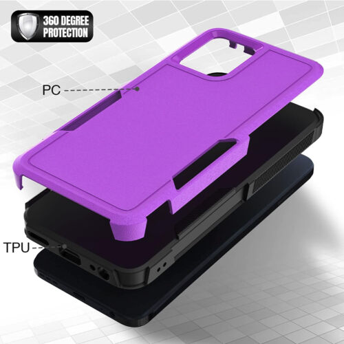 For Moto G 5G 2024 Phone Case Heavy-Duty Tough Dual Layer Cover +Tempered Glass - Image 27