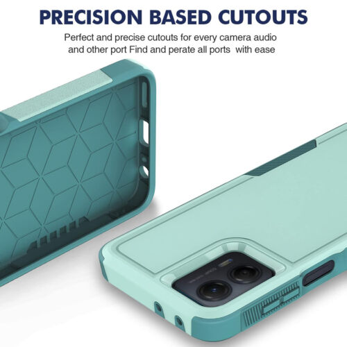 For Moto G 5G 2024 Phone Case Heavy-Duty Tough Dual Layer Cover +Tempered Glass - Image 30