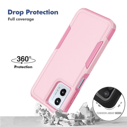 For Moto G 5G 2024 Phone Case Heavy-Duty Tough Dual Layer Cover +Tempered Glass - Image 42