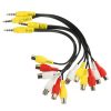 4pcs Mobile Phone Audio Cable Converter Cable Stereo Extension Audio Cable