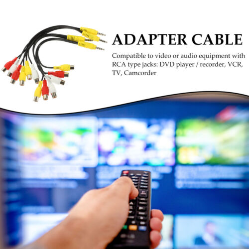 4pcs Mobile Phone Audio Cable Converter Cable Stereo Extension Audio Cable - Image 12