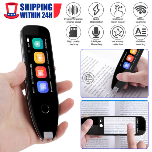 Smart Scanner Translator Dictionary Pen AI Voice Translation Offline Recording.