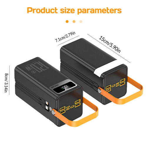 Portable 70000mAh 120W Power Bank Large Capacity External Battery Fast Charging - Image 11