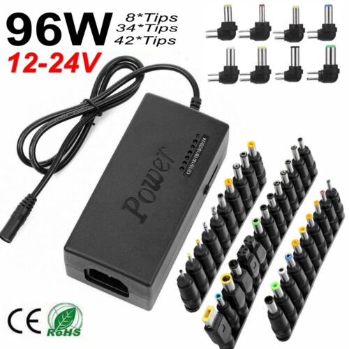 8/34 Tips 96W Universal Power Supply Charger for Laptop & Notebook AC/DC Power