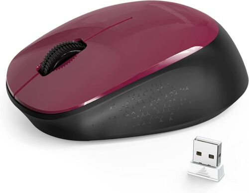 Portable  Wireless Mouse,  2.4GHz Silent with USB Receiver, Optical USB Mouse - Image 8