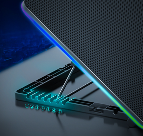 Laptop Cooling Pad Laptop Fan Cooling Stand w/15 Powerful Cooling Fans - Image 6