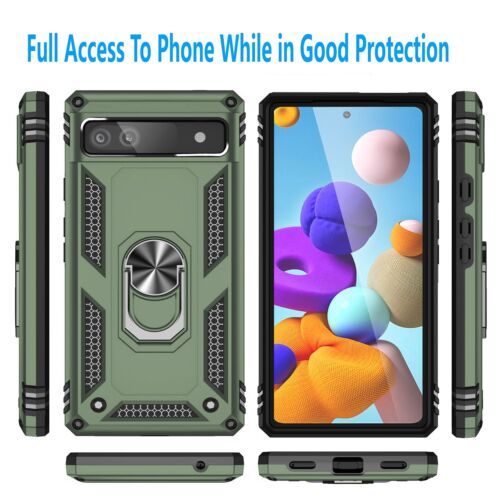 For Google Pixel 9 Pro XL 8A 7 6 Pro Case Phone Cover Shockproof +Tempered Glass - Image 46