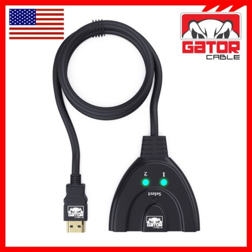4K HDMI 2.0 Cable Auto Switch Switcher Splitter Adapter 2 In to 1 Out Devices - Image 5