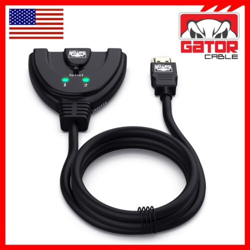 4K HDMI 2.0 Cable Auto Switch Switcher Splitter Adapter 2 In to 1 Out Devices - Image 12