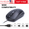 USB 2.0 Optical Wired Scroll Wheel Mouse  PC Laptop Notebook Desktop Black Mice USB 2.0 Optical Wired Scroll Wheel Mouse  PC Laptop Notebook Desktop Black Mice