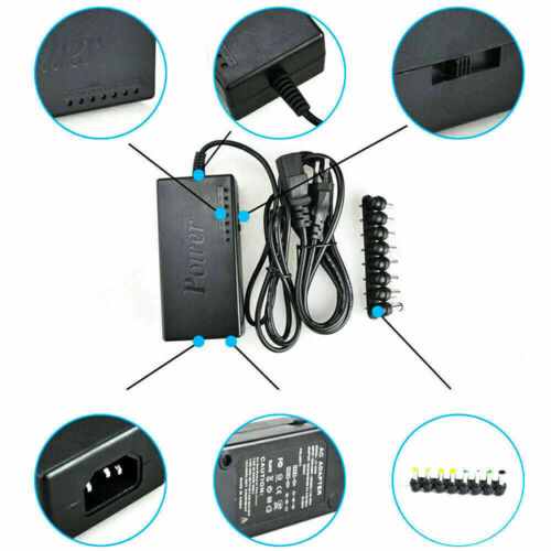 Universal Laptop Power Supply Charger AC To DC 12V/15V/16V/18V/19V/24V Adapter - Image 2
