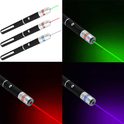 3 Packs 900Mile Laser Pointer Pen Green Blue Red Light Visible Beam Lazer - Image 7