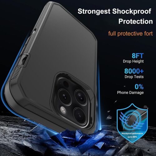 For iPhone 11/11 Pro Max Case Phone Cover Shockproof Heavy Duty Screen Protector - Image 12