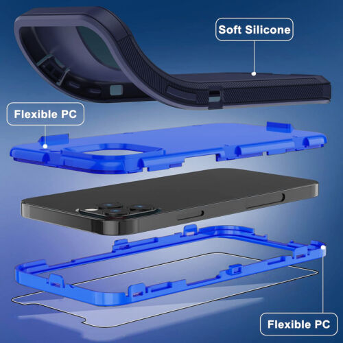 For iPhone 11/11 Pro Max Case Phone Cover Shockproof Heavy Duty Screen Protector - Image 23