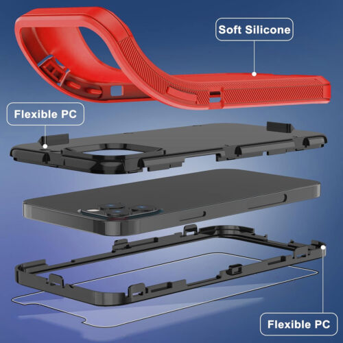 For iPhone 11/11 Pro Max Case Phone Cover Shockproof Heavy Duty Screen Protector - Image 30