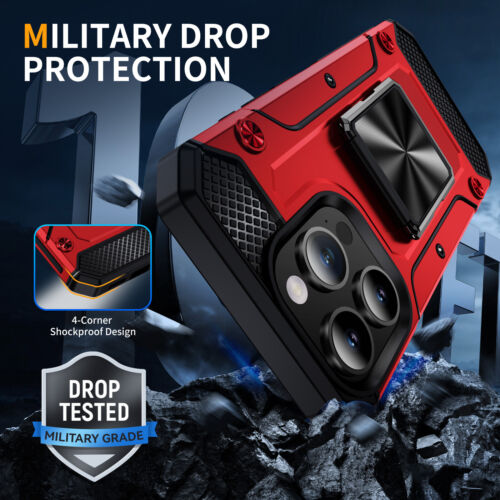 For iPhone 16 15 Pro Max 14 Plus 13 12 11 Phone Case Heavy Duty Shockproof Cover - Image 2