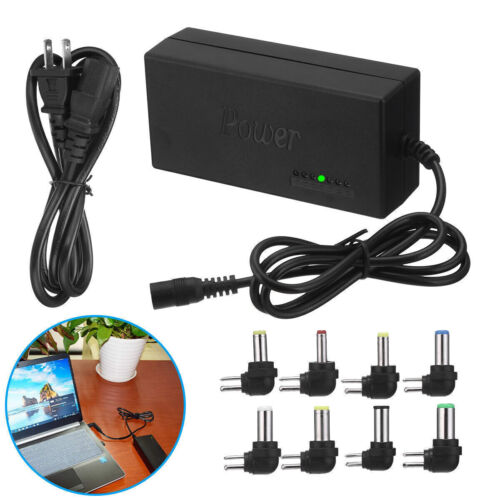 96W Universal Laptop Charger Adapter Notebook 12-24V Adjustable Power Supply ·