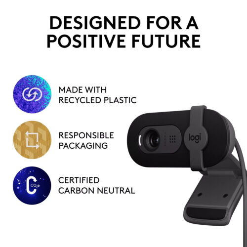 Logitech Brio 101 Full HD 1080p Webcam Auto-Light Balance ~ Open Box! - Image 13