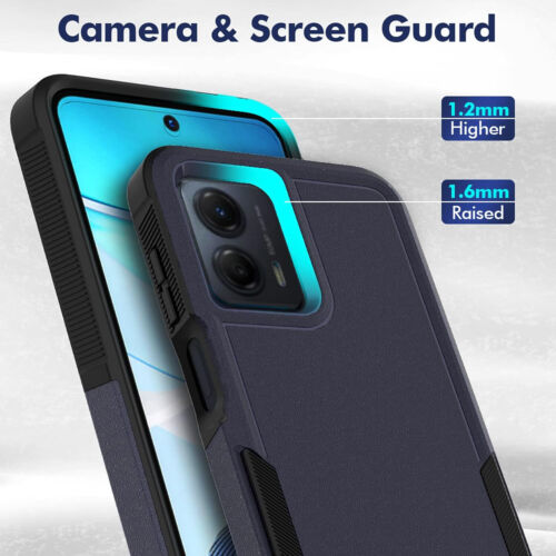 For Moto G Power 5G 2024 Case Heavy-Duty Tough Dual Layer Cover +Tempered Glass - Image 8