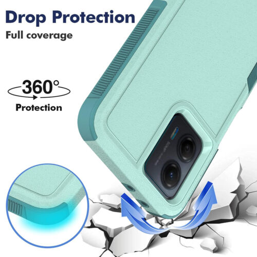 For Moto G Power 5G 2024 Case Heavy-Duty Tough Dual Layer Cover +Tempered Glass - Image 35