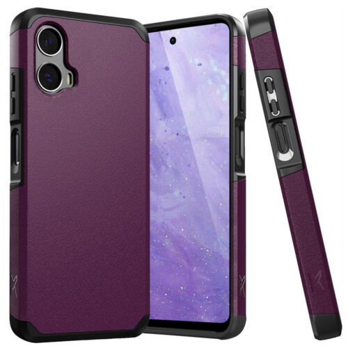 For Motorola Moto G 5G 2024 Phone Case Rubber Hard Hybrid Cover +Tempered Glass - Image 11