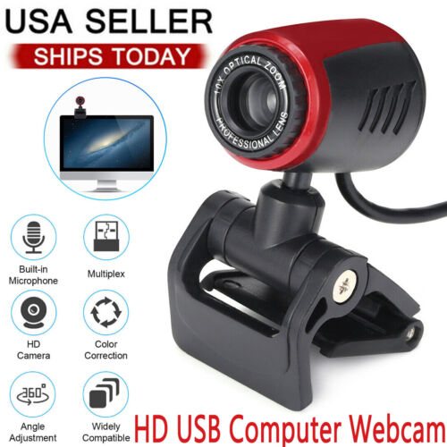 1080P Full HD USB Webcam for PC Desktop,Laptop Web Camera with Microphone