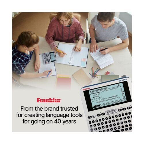 Franklin MES-2400 Digital Talking Dictionary, Multi-Language Translator, Talk... - Image 10