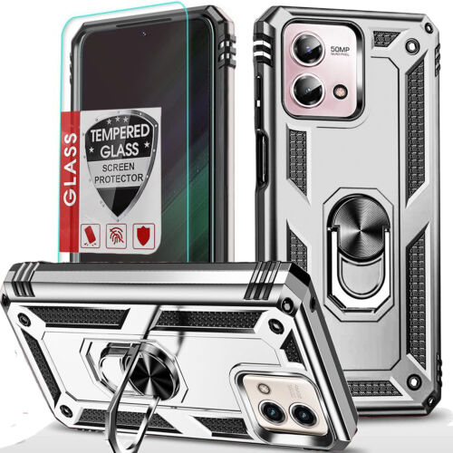 For Motorola Moto G 5G 2024 2025 2023 2022 Case Phone Cover +Tempered Glass - Image 43