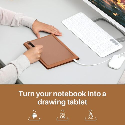 HUION Note 2-in-1 Notebook Paper Drawing Tablet Electronic Writing Pad 9.5x7inch - Image 2