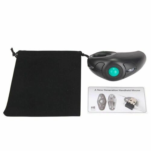 New USB Wireless PC Laptop Finger HandHeld Trackball Mouse Mice w/ Laser Pointer - Image 9