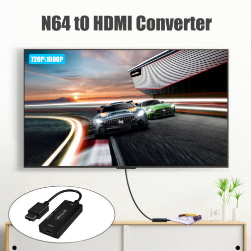 N64 To HDMI Converter Adapter 1080p HD Cable For Nintendo Gamecube NES SNES N64