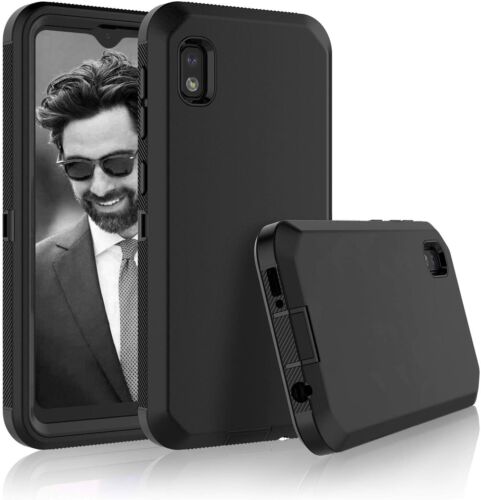 For Samsung Galaxy A10e Full Cover Phone Case Cover + Tempered Glass Protector