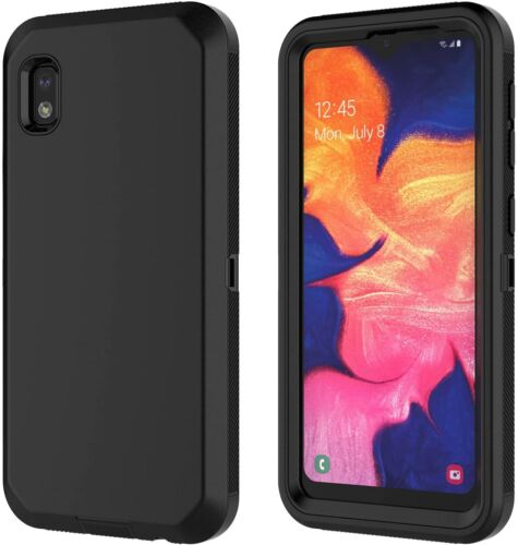 For Samsung Galaxy A10e Full Cover Phone Case Cover + Tempered Glass Protector - Image 2